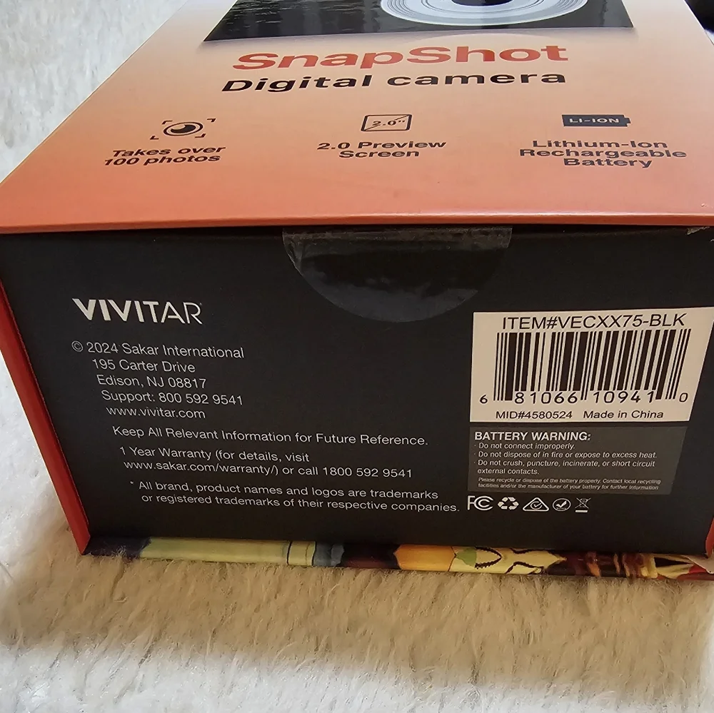 BRAND NEW IN BOX Vivitar Digital Camera VECXX75